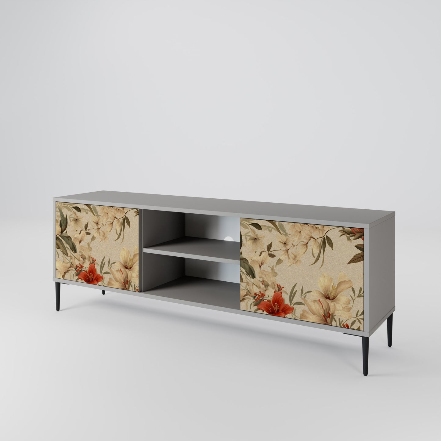 BLOOMING HARMONY Mueble de TV de 2 Puertas