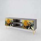 SUNKISSED LILY Mueble de TV de 2 Puertas en Acabado Gris