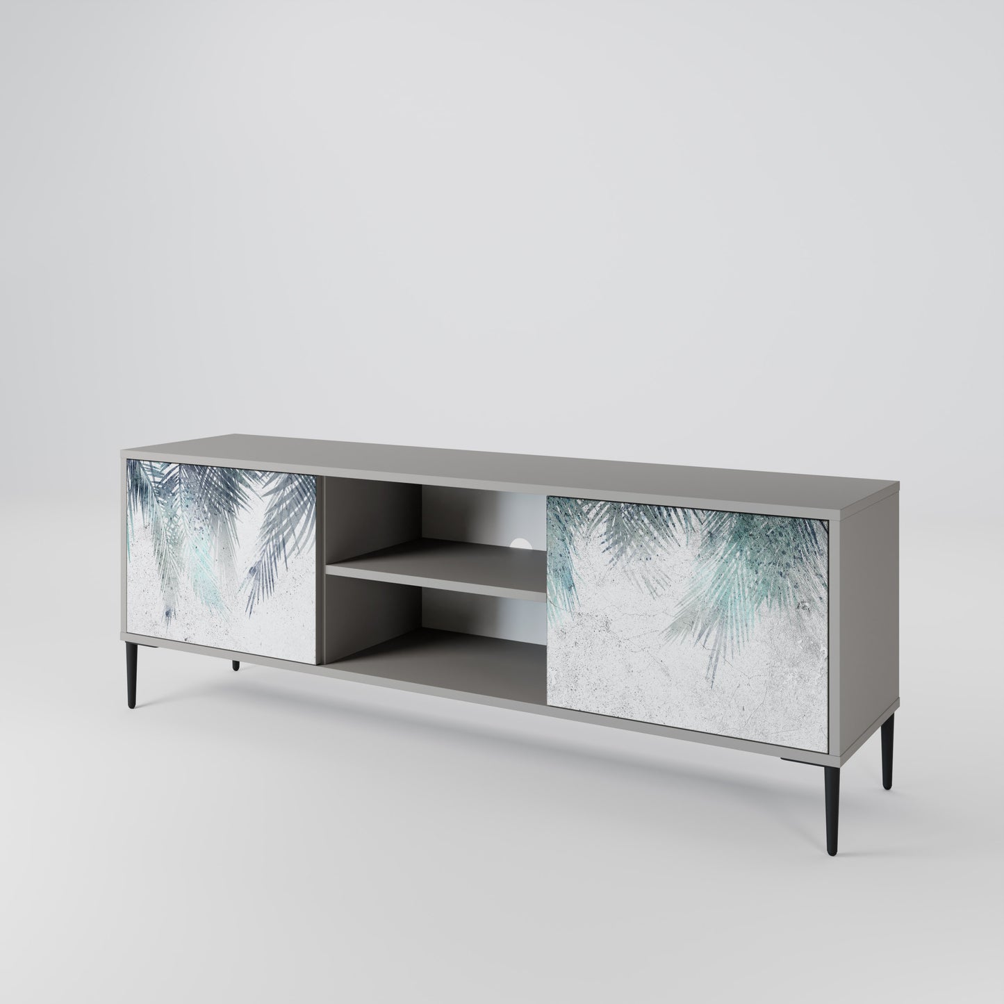 PALM VEIL Mueble de TV de 2 Puertas