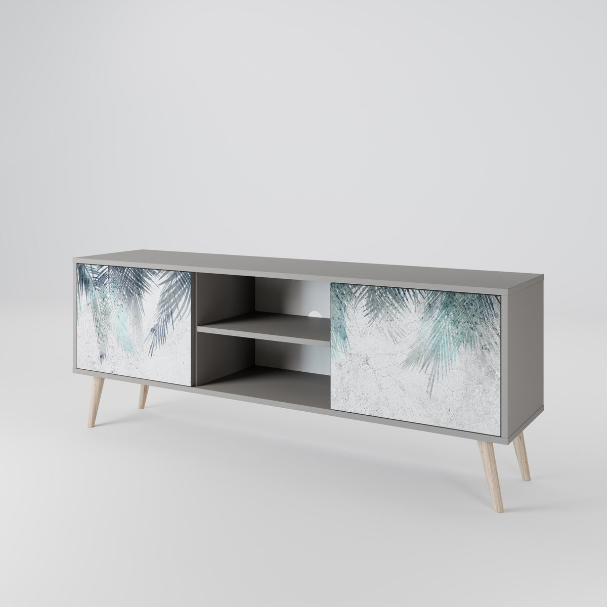 PALM VEIL Mueble de TV de 2 Puertas