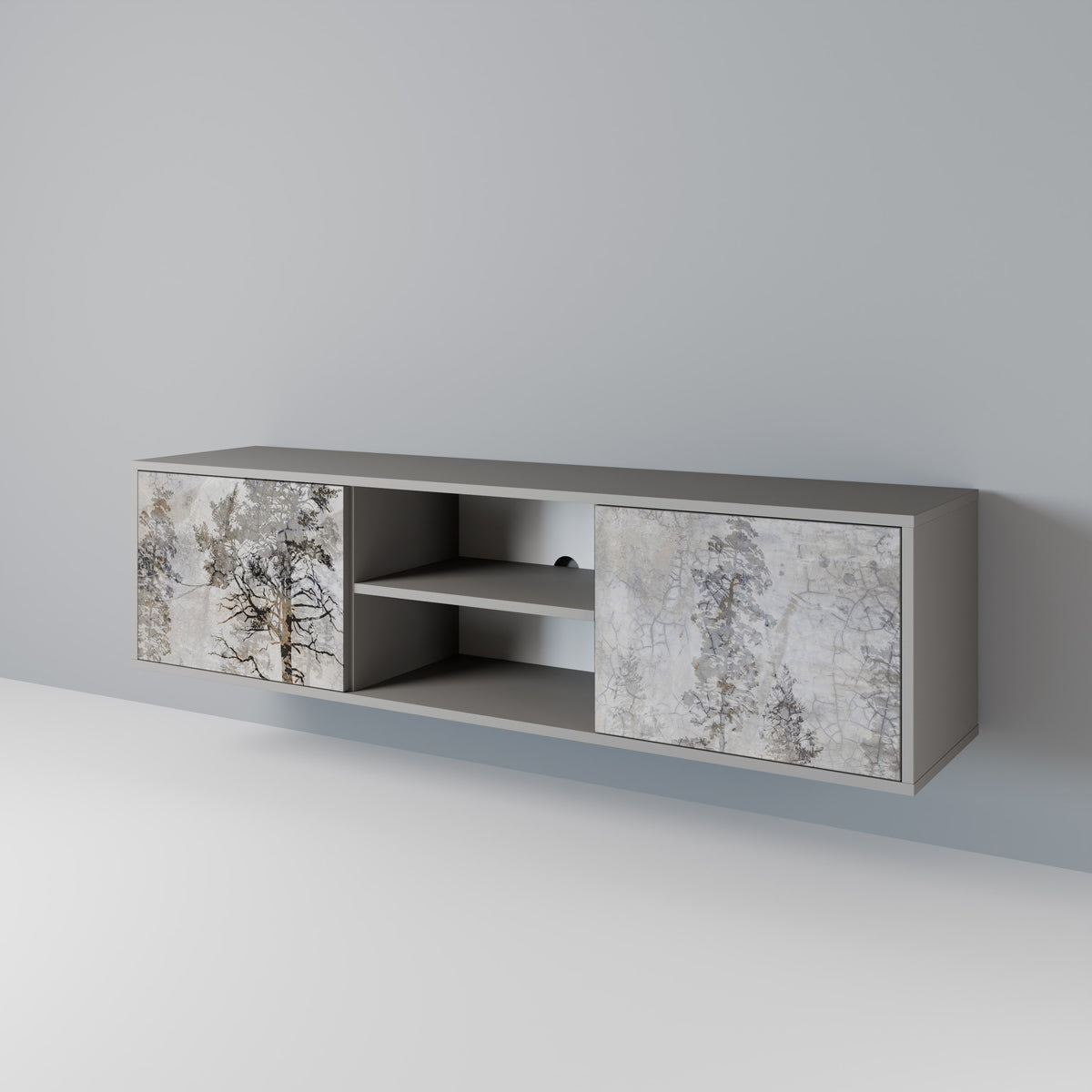 FADE IN THE TREES Mueble de TV de 2 Puertas