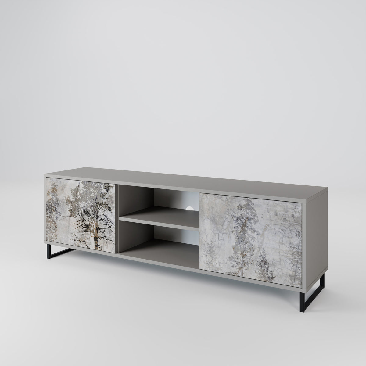 FADE IN THE TREES Mueble de TV de 2 Puertas