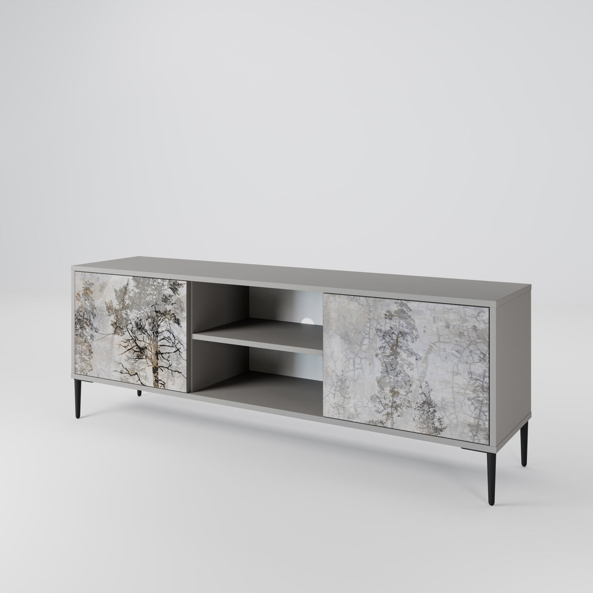 FADE IN THE TREES Mueble de TV de 2 Puertas
