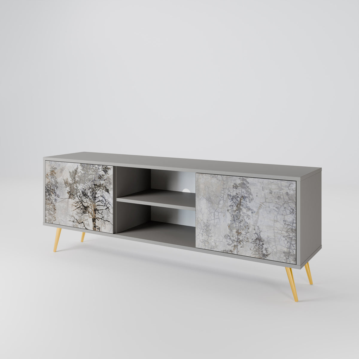 FADE IN THE TREES Mueble de TV de 2 Puertas