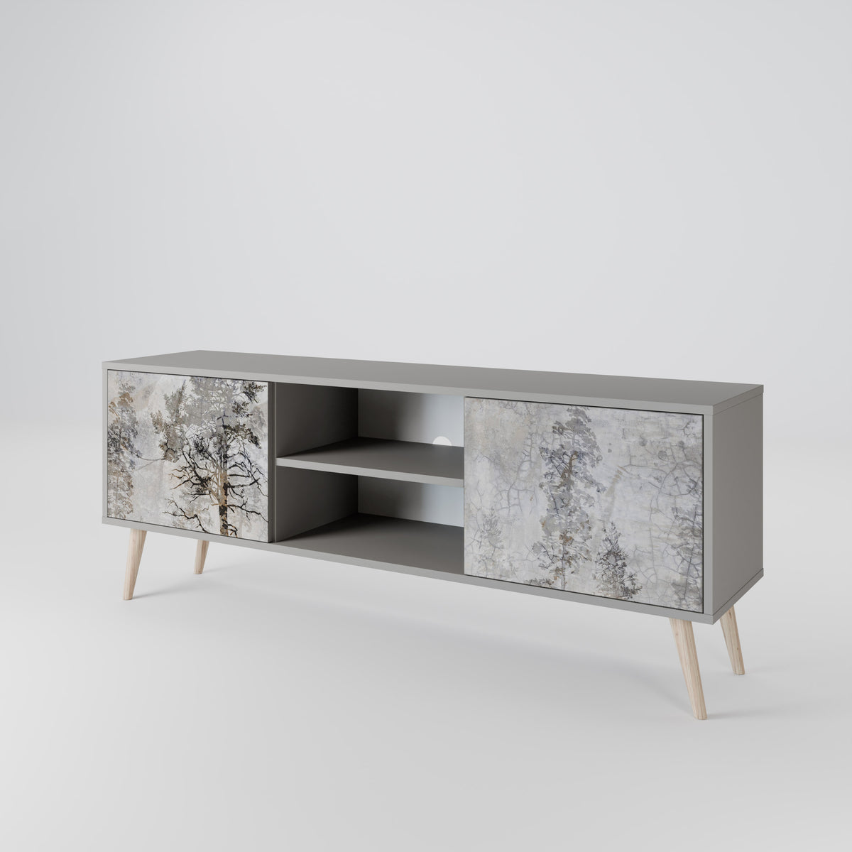 FADE IN THE TREES Mueble de TV de 2 Puertas