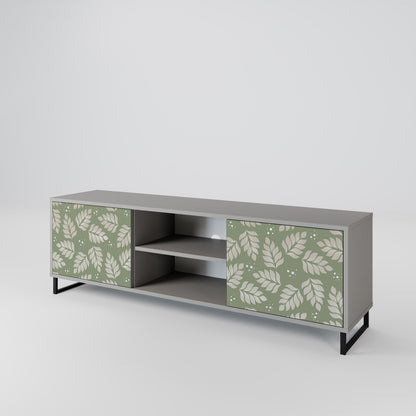 LEAVES ON GREEN Mueble de TV de 2 Puertas