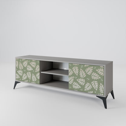 LEAVES ON GREEN Mueble de TV de 2 Puertas