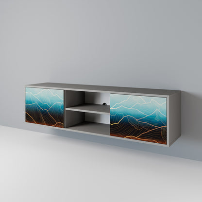 LUNAR SECRETS Mueble de TV de 2 Puertas