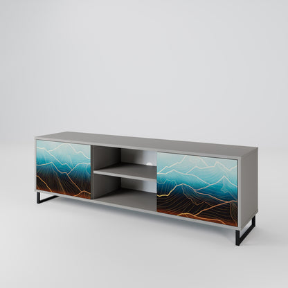 LUNAR SECRETS Mueble de TV de 2 Puertas