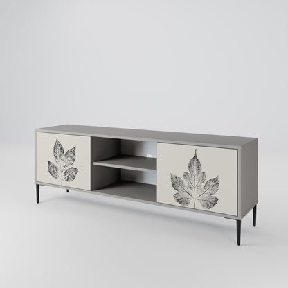 LEAFY STAMPS Mueble de TV de 2 Puertas