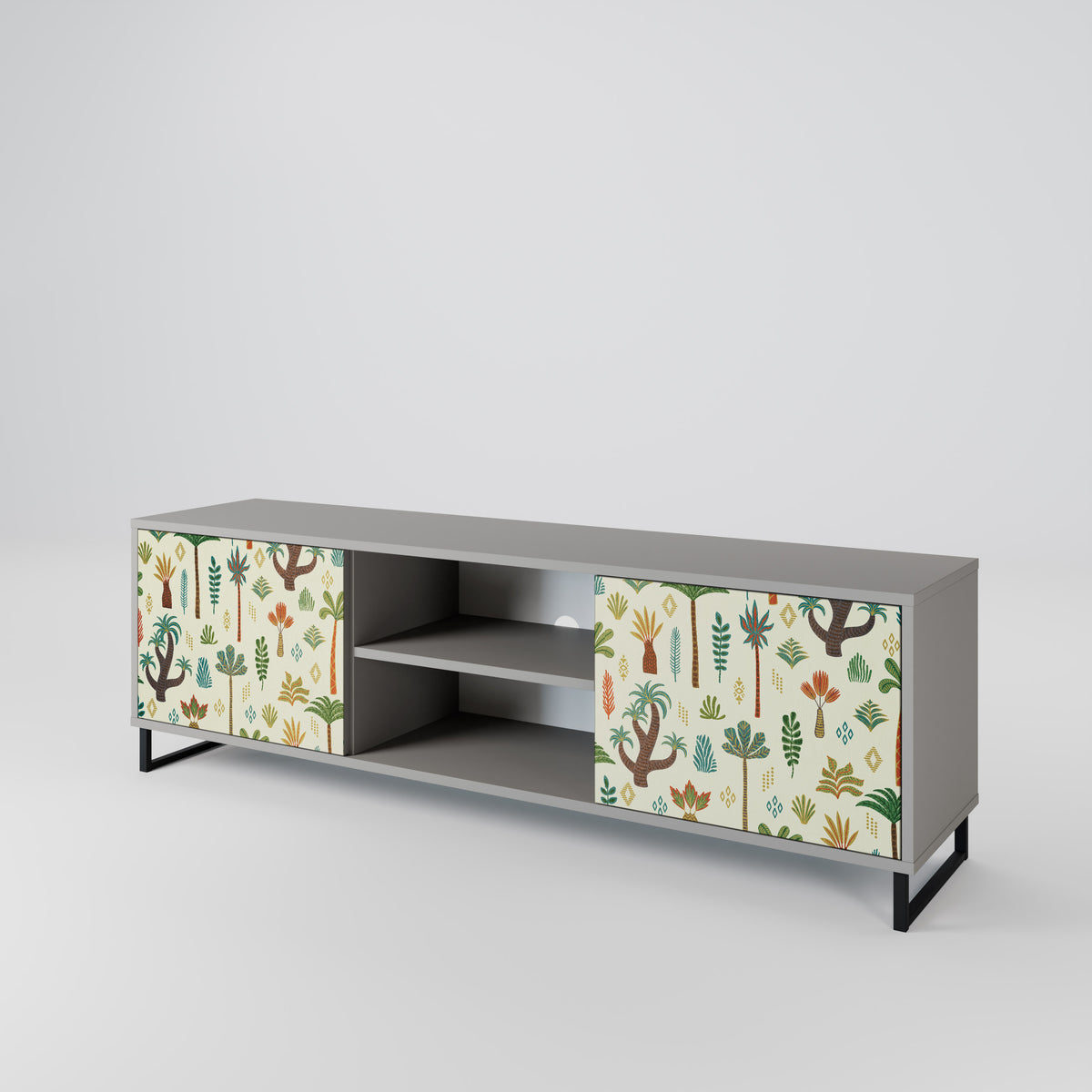 PALM SPRING Mueble de TV de 2 Puertas
