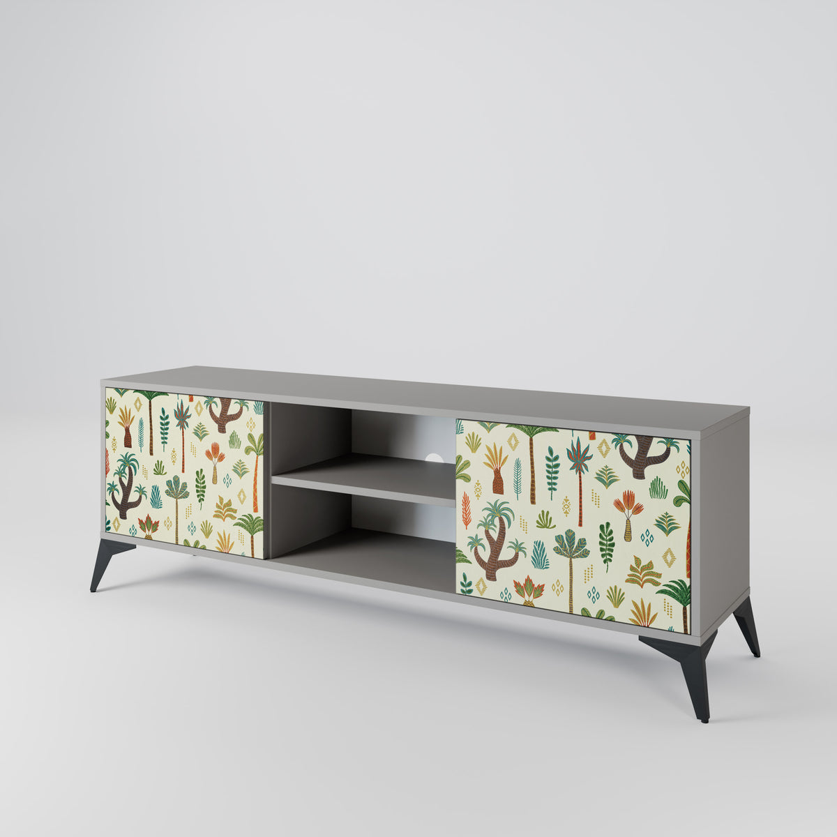 PALM SPRING Mueble de TV de 2 Puertas