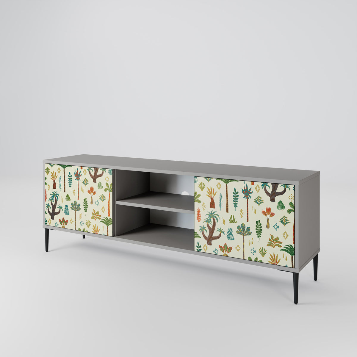 PALM SPRING Mueble de TV de 2 Puertas