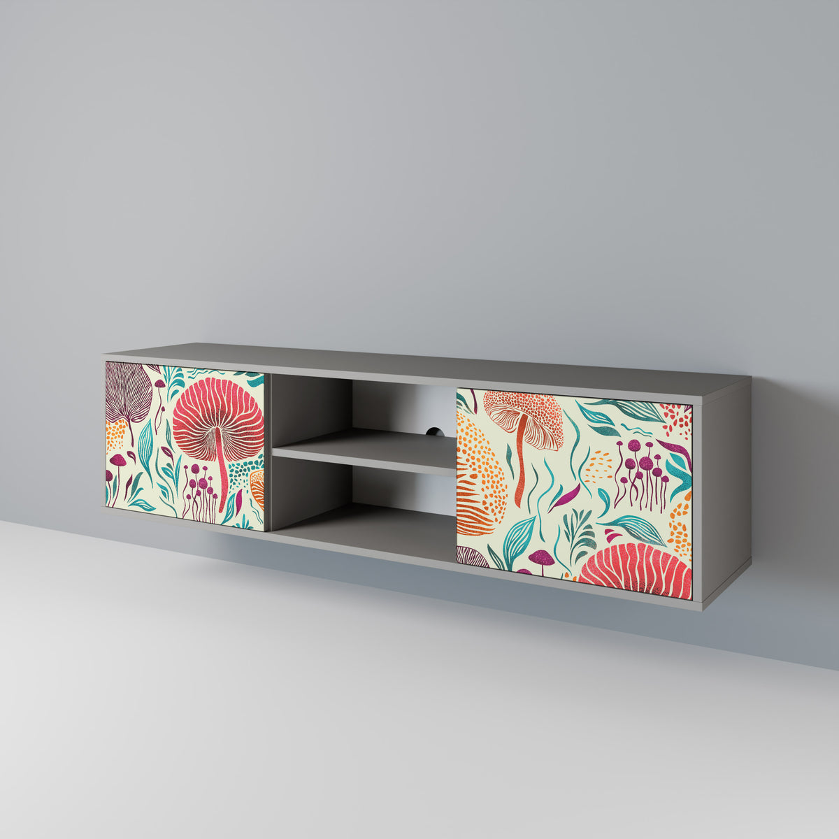 FUNGUS FANTASY Mueble de TV de 2 Puertas