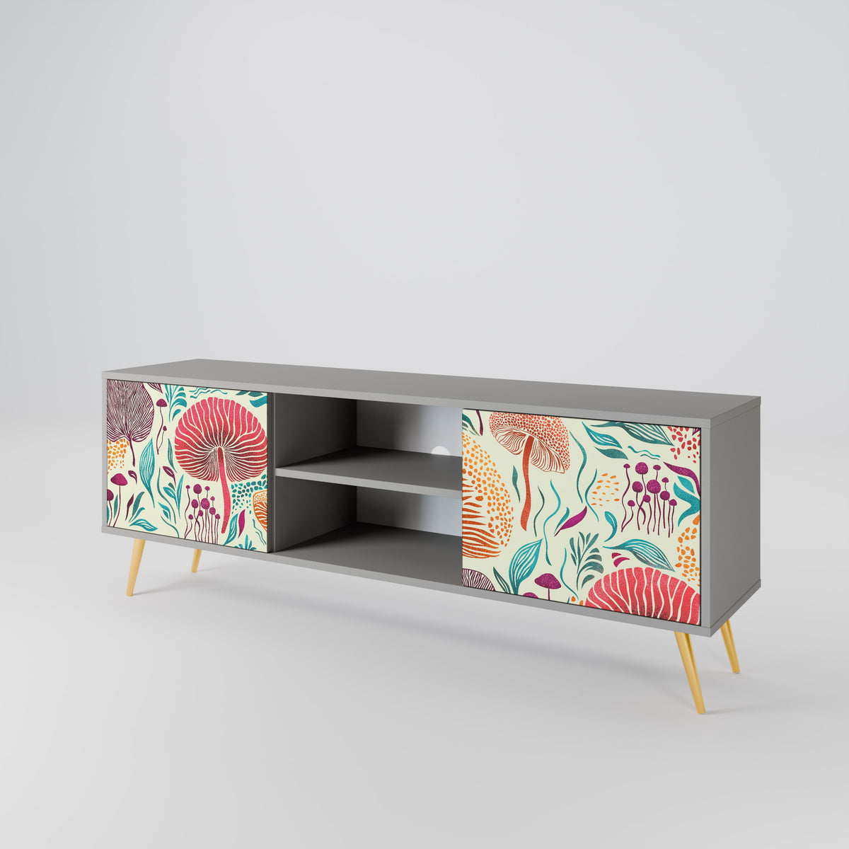 FUNGUS FANTASY Mueble de TV de 2 Puertas