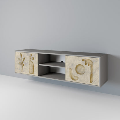 SAND SCULPTURES Mueble de TV de 2 Puertas