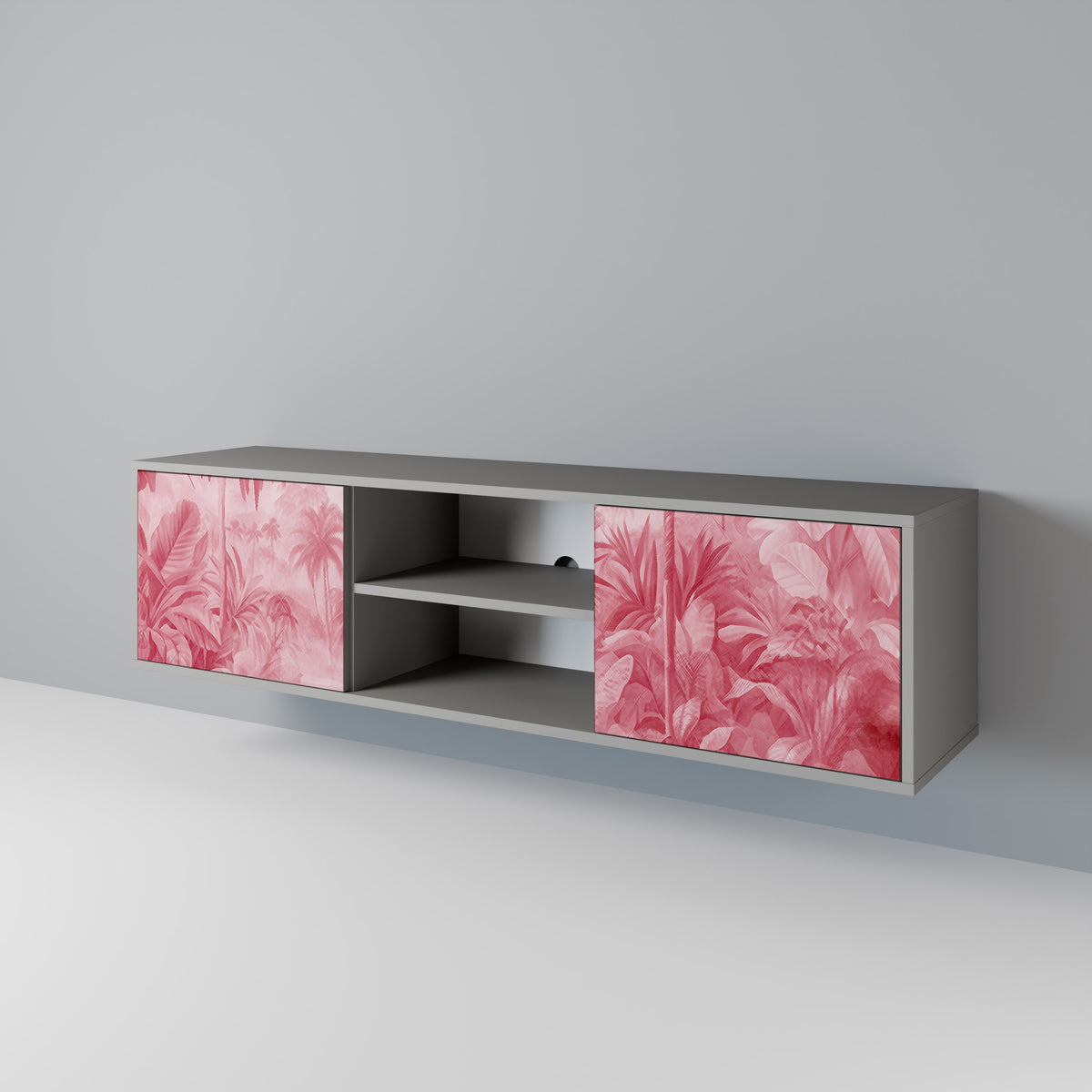 SWEET TROPICS Mueble de TV de 2 Puertas