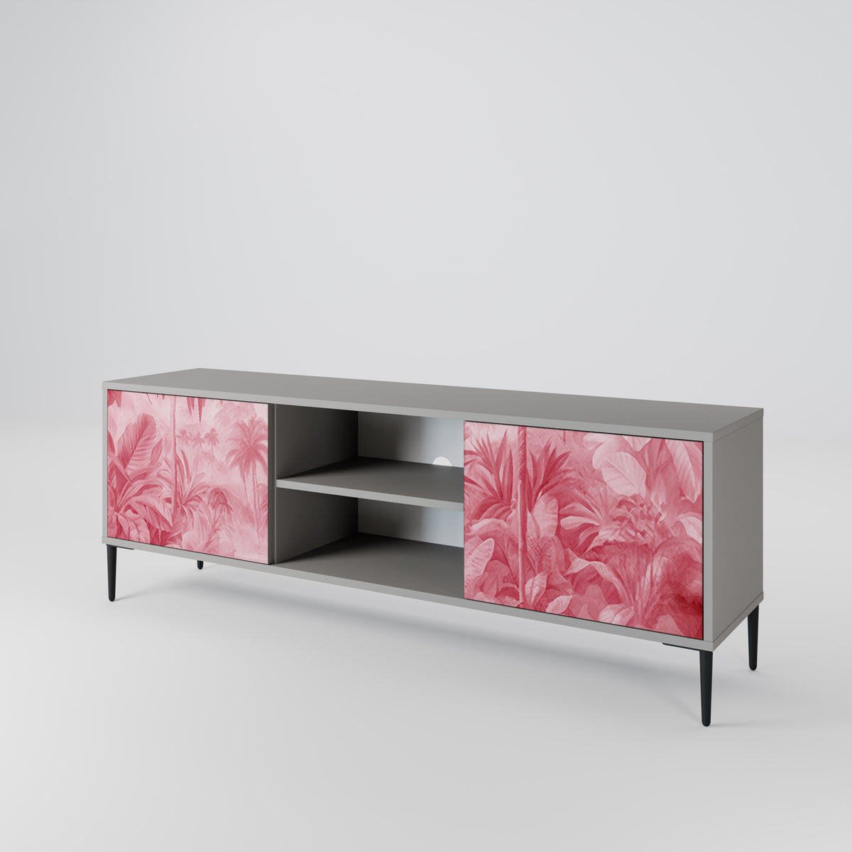 SWEET TROPICS Mueble de TV de 2 Puertas