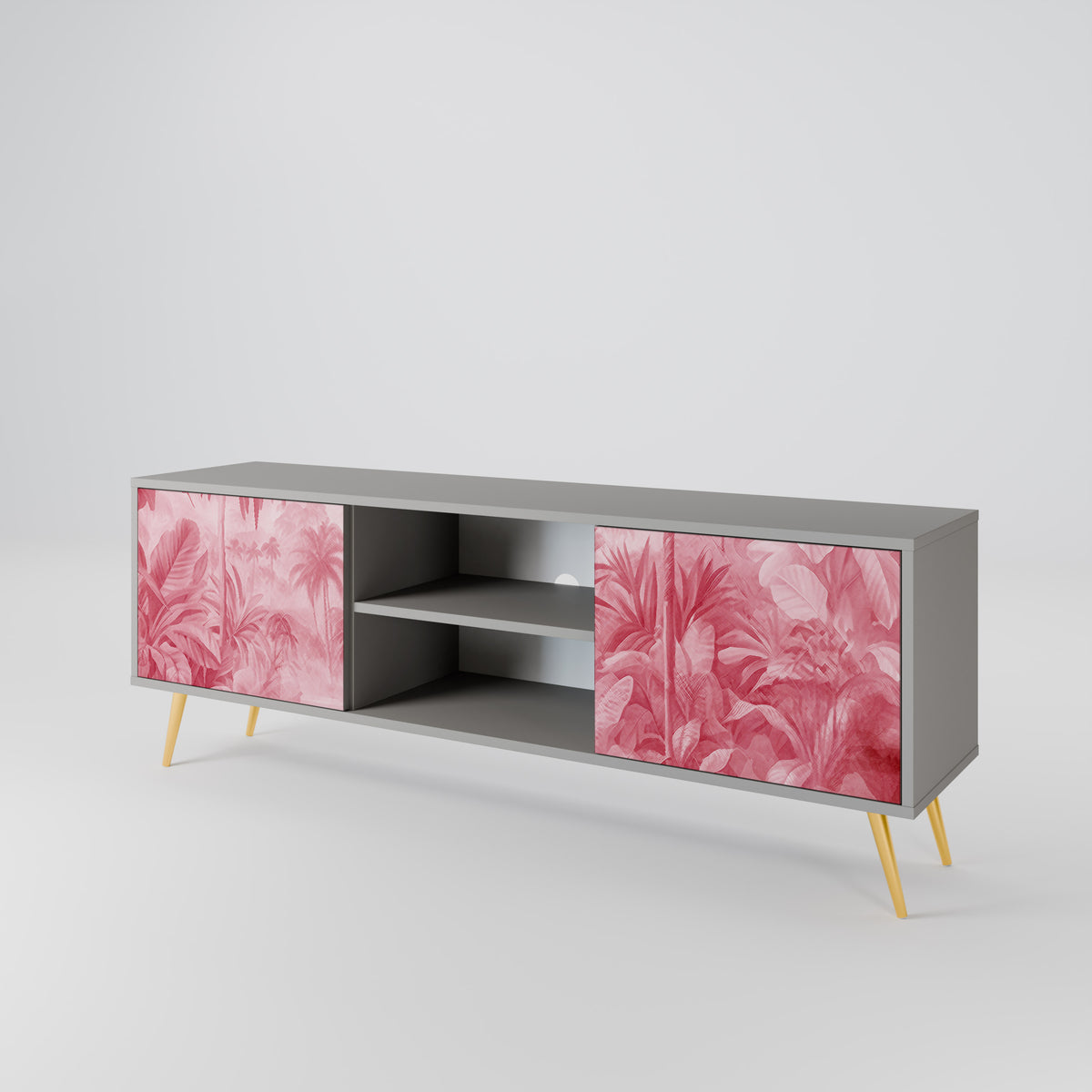 SWEET TROPICS Mueble de TV de 2 Puertas