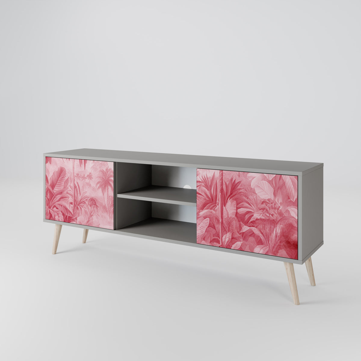 SWEET TROPICS Mueble de TV de 2 Puertas