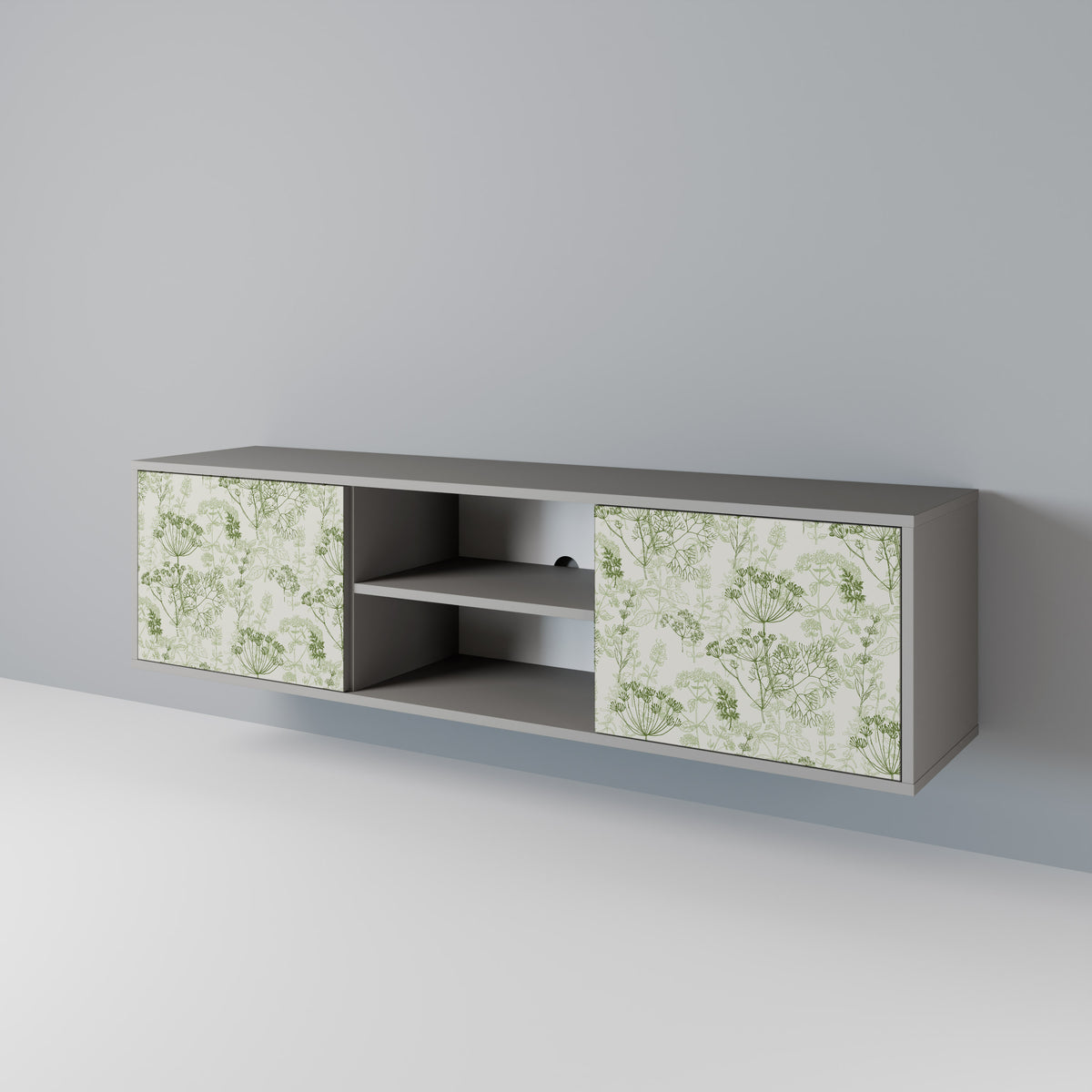 FENNEL BALDACHIN Mueble de TV de 2 Puertas