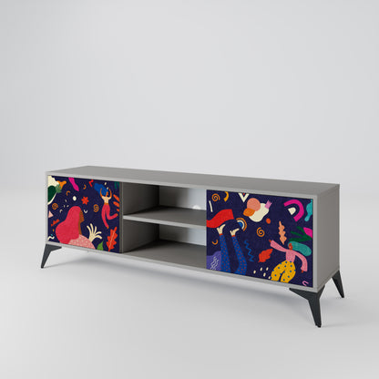 FESTIVE PLEASURES Mueble de TV de 2 Puertas
