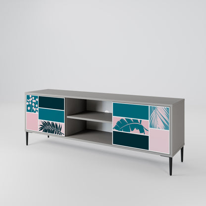 COMBINATION OF SHAPES Mueble de TV de 2 Puertas