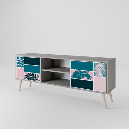 COMBINATION OF SHAPES Mueble de TV de 2 Puertas
