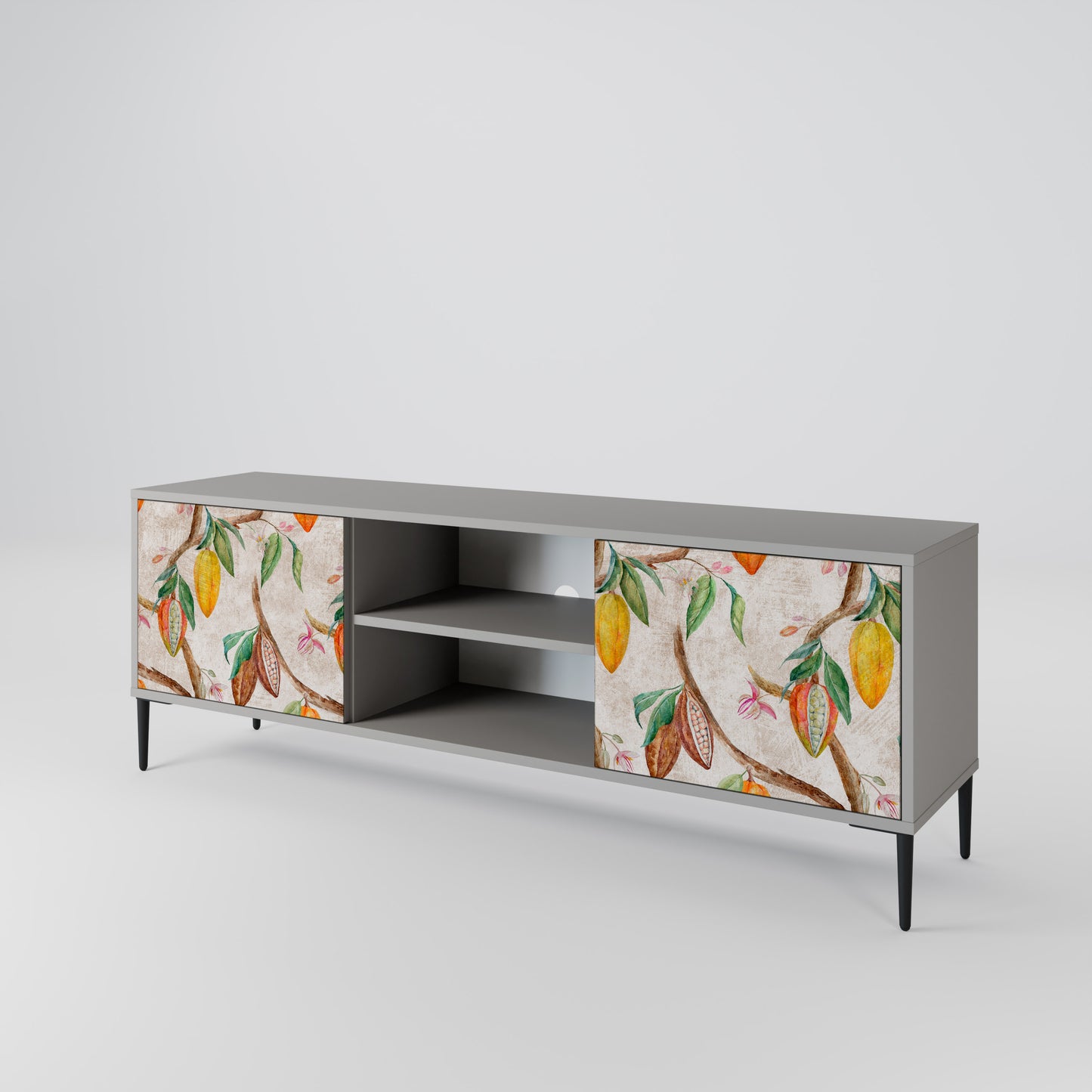 COCOA FRUITS Mueble de TV de 2 Puertas