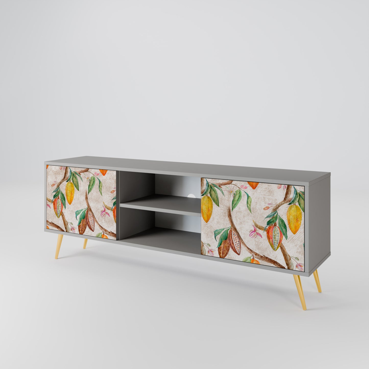 COCOA FRUITS Mueble de TV de 2 Puertas