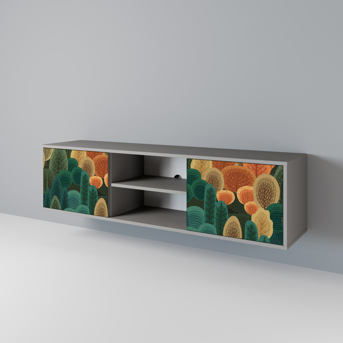 AUTUMN KALEIDOSCOPE Mueble de TV de 2 Puertas