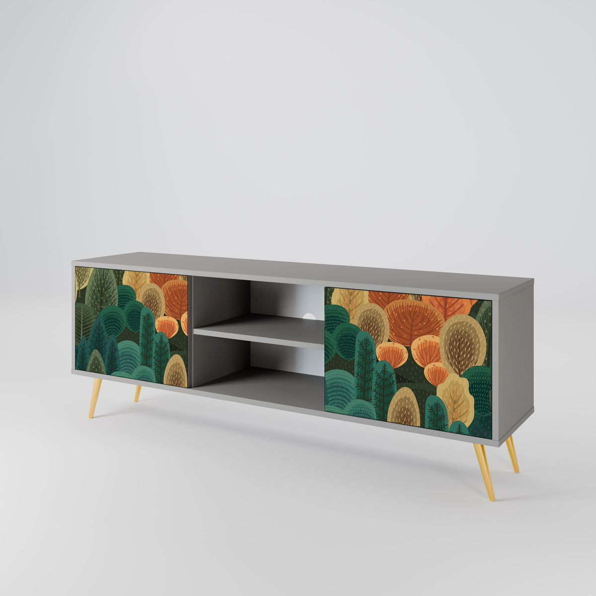 AUTUMN KALEIDOSCOPE Mueble de TV de 2 Puertas