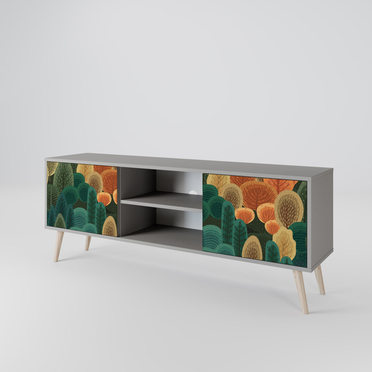 AUTUMN KALEIDOSCOPE Mueble de TV de 2 Puertas