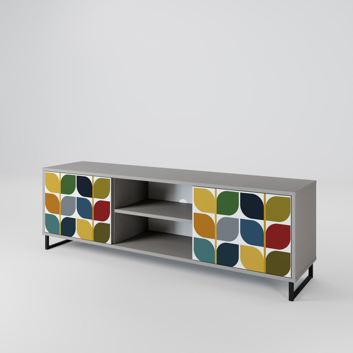 WEIGHTLESS HOURS Mueble de TV de 2 Puertas