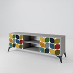 WEIGHTLESS HOURS Mueble de TV de 2 Puertas en Acabado Gris