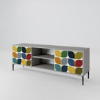 WEIGHTLESS HOURS Mueble de TV de 2 Puertas en Acabado Gris