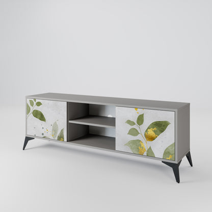 ELEGANT BOTANICS Mueble de TV de 2 Puertas