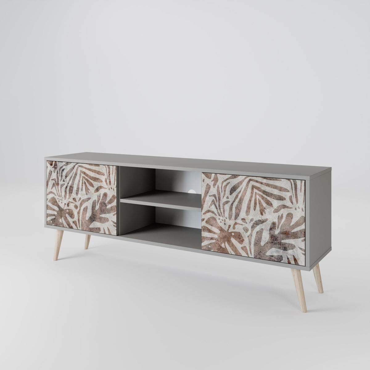 PASSING TIME Mueble de TV de 2 Puertas
