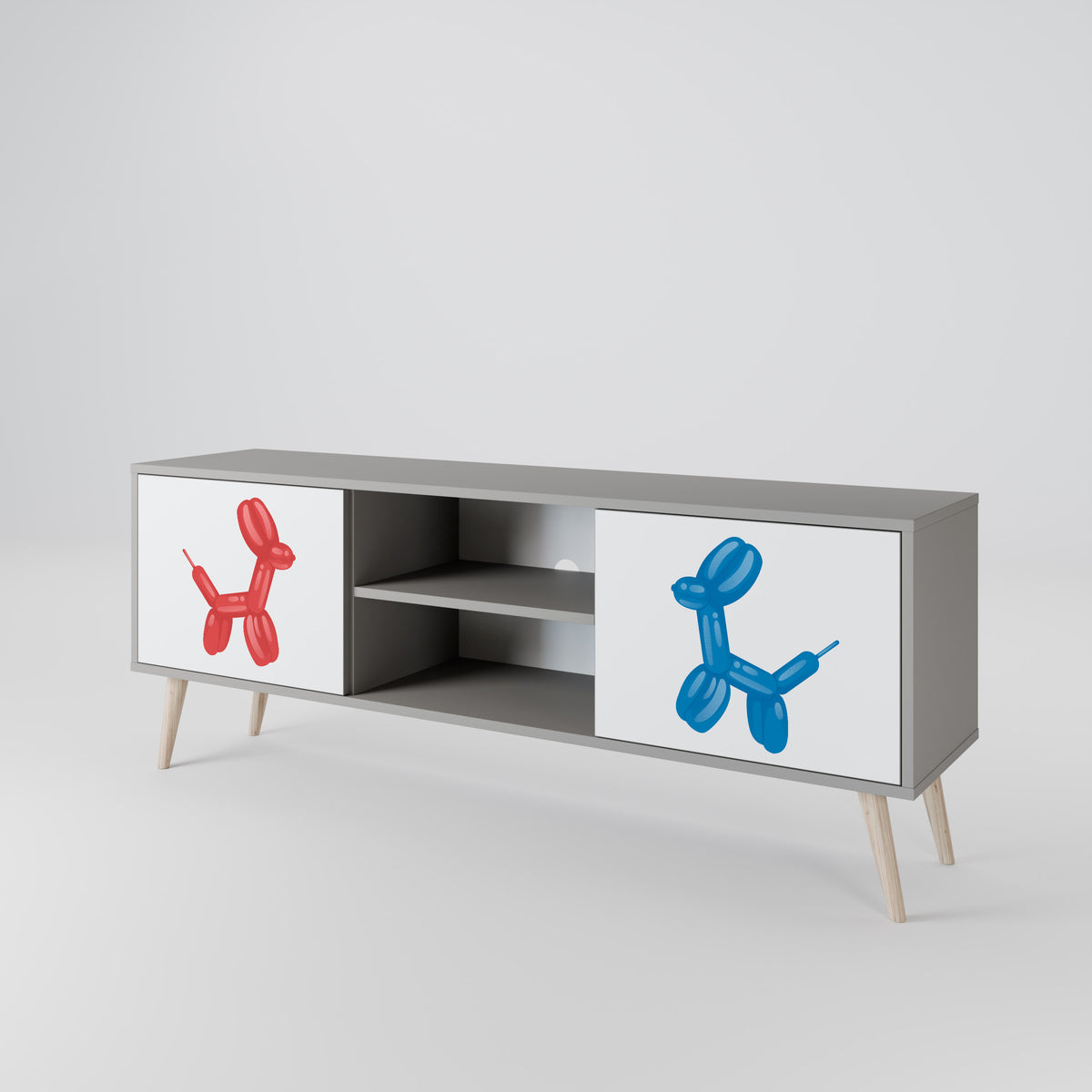 CHILDHOOD MEMORY Mueble de TV de 2 Puertas