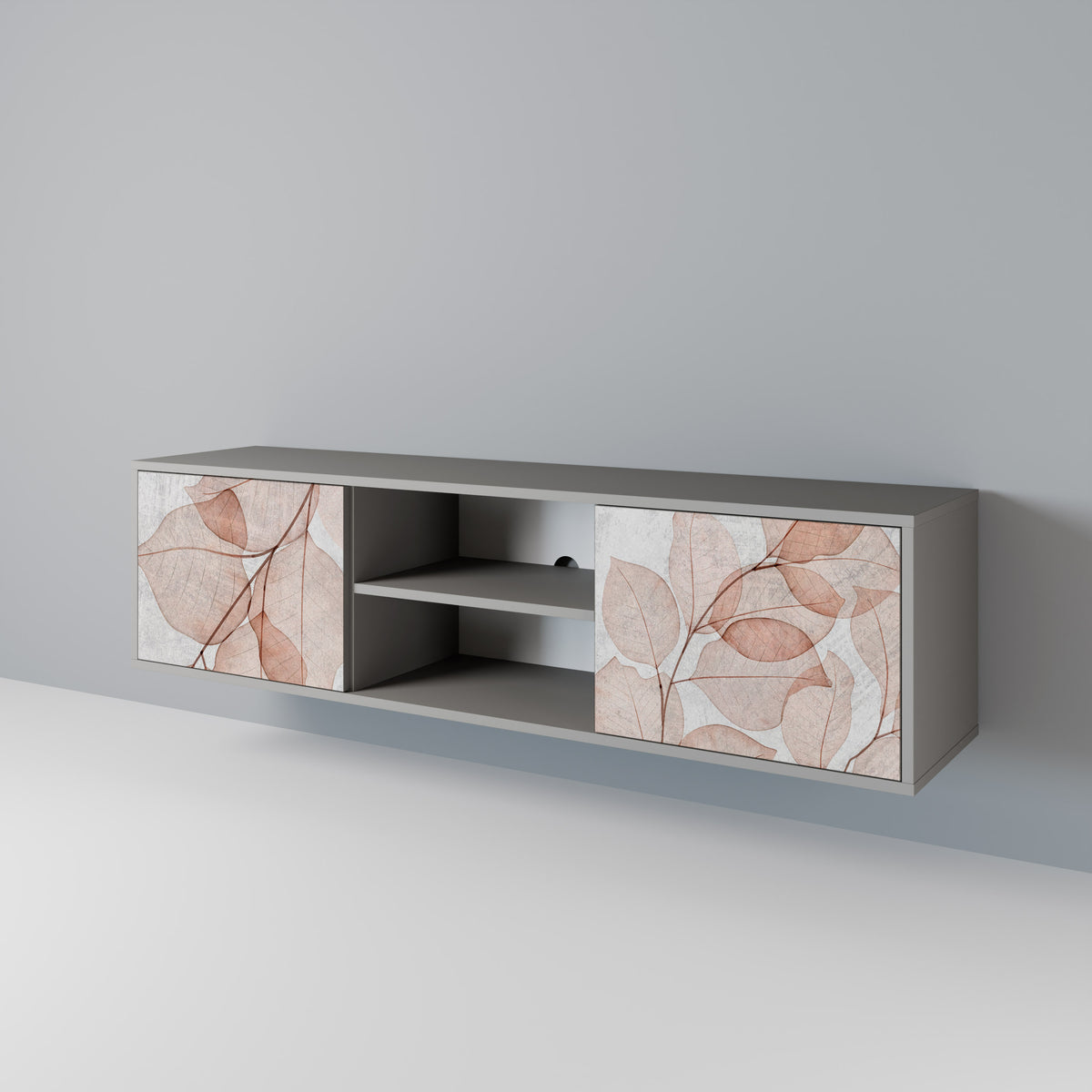 AUTUMN FRAGILITY Mueble de TV de 2 Puertas