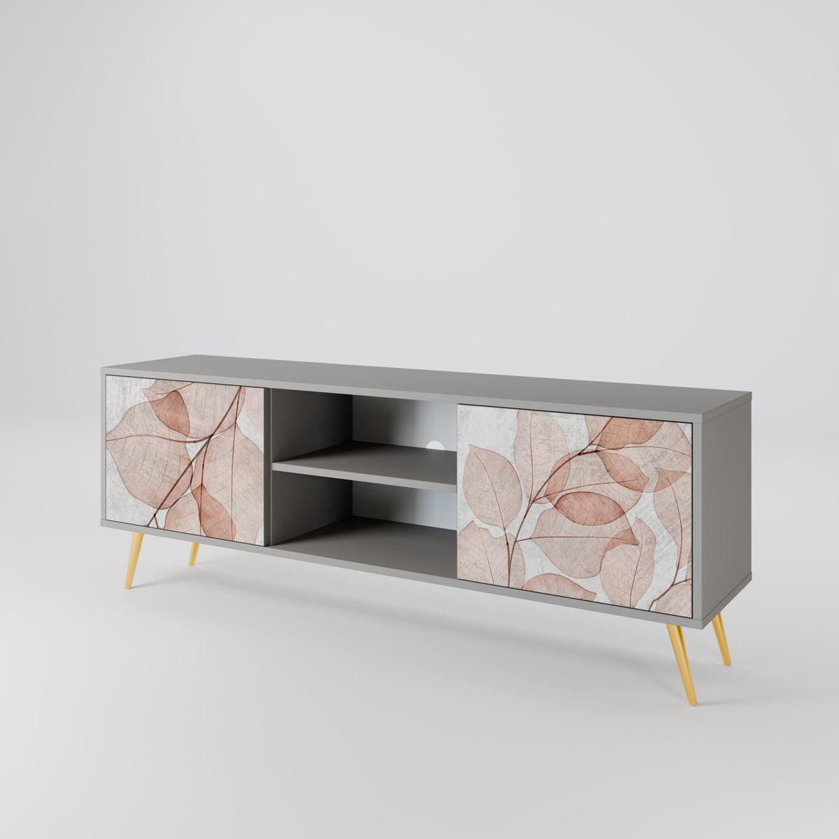 AUTUMN FRAGILITY Mueble de TV de 2 Puertas