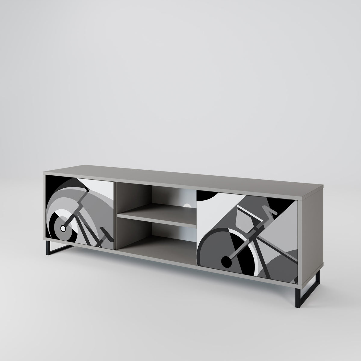 BIKE ENERGY Mueble de TV de 2 Puertas