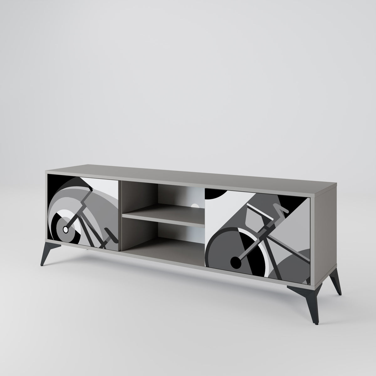 BIKE ENERGY Mueble de TV de 2 Puertas