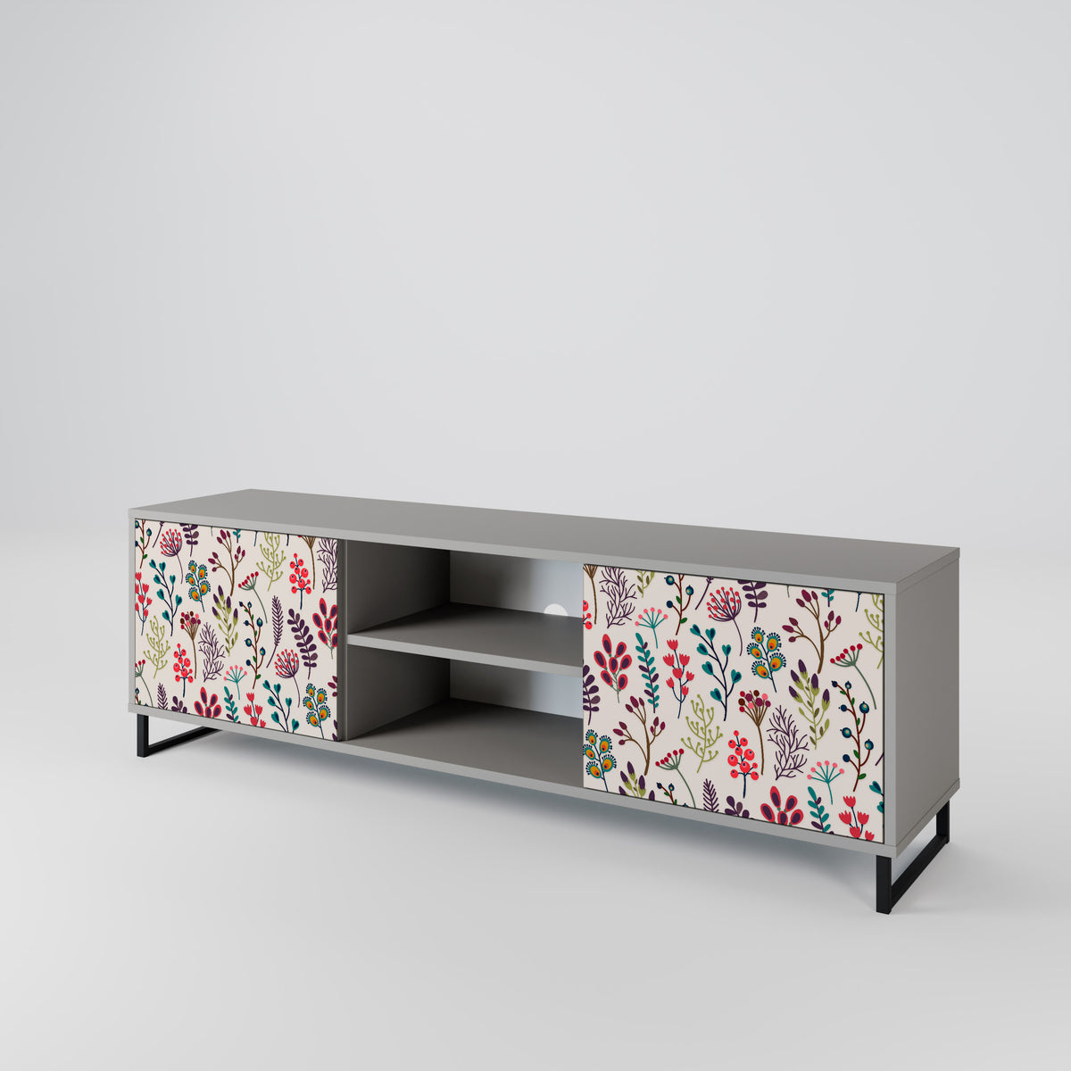 AUTUMN SUNDRIES Mueble de TV de 2 Puertas