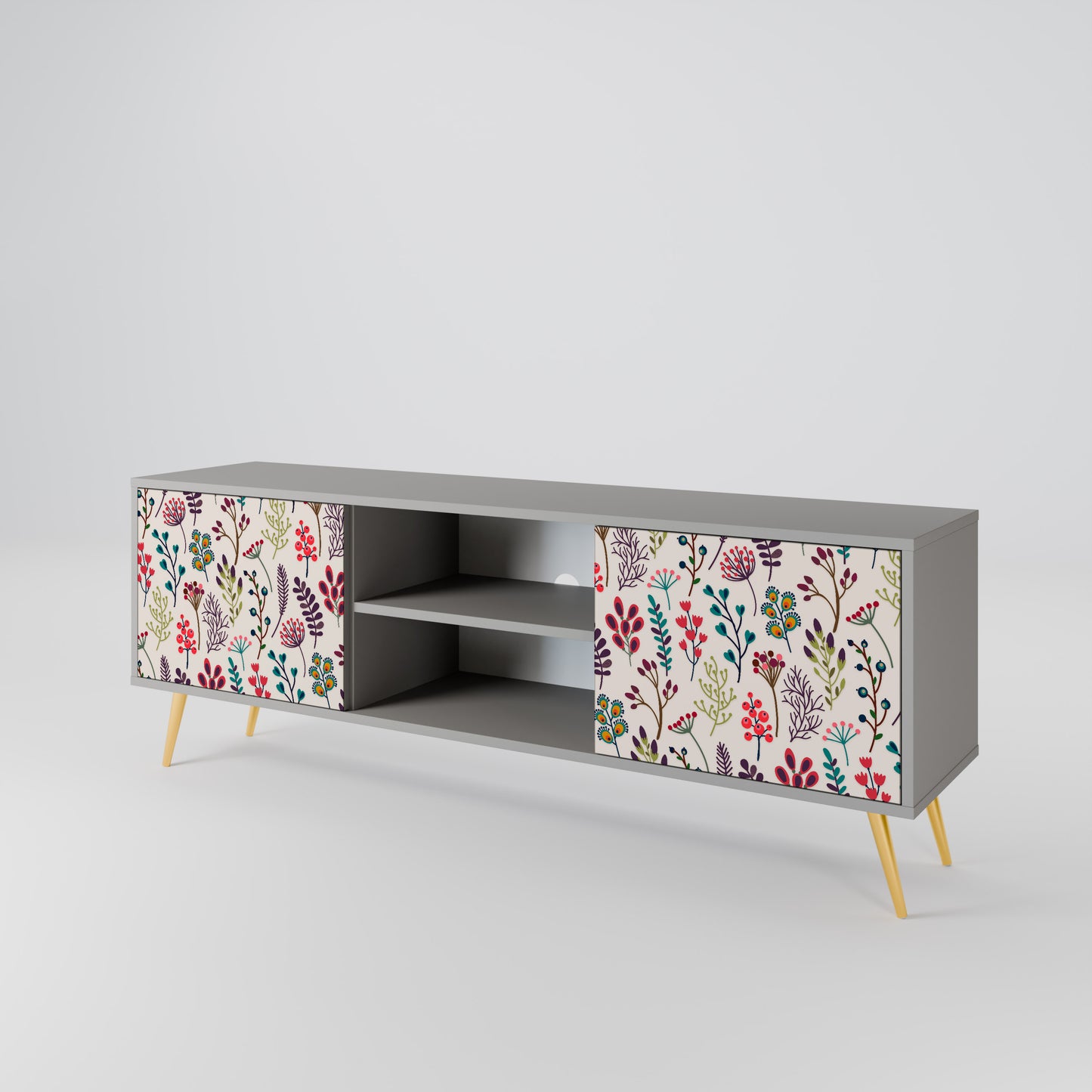 AUTUMN SUNDRIES 2-Door TV Cabinet