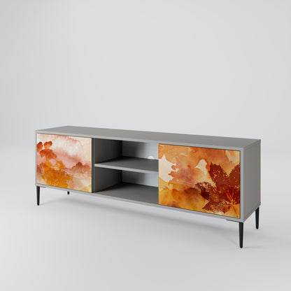 TRACES OF AUTUMN Mueble de TV de 2 Puertas