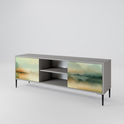 MORNING BY THE LAKE Mueble de TV de 2 Puertas