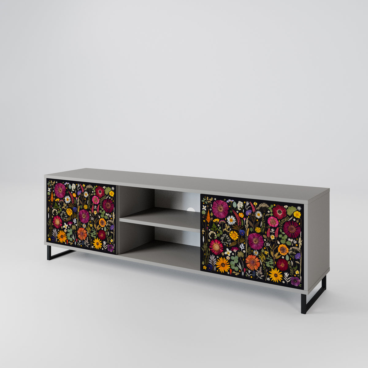 MIDNIGHT GARDEN 2-Door TV Cabinet