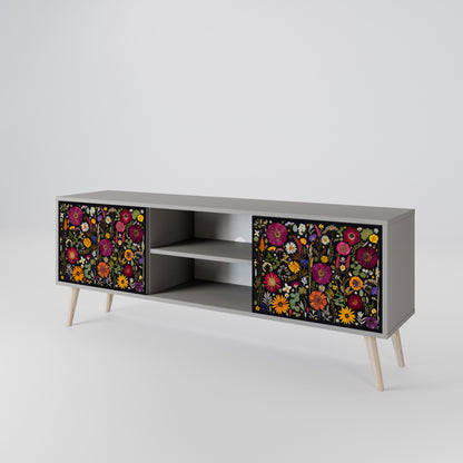 MIDNIGHT GARDEN Mueble de TV de 2 Puertas