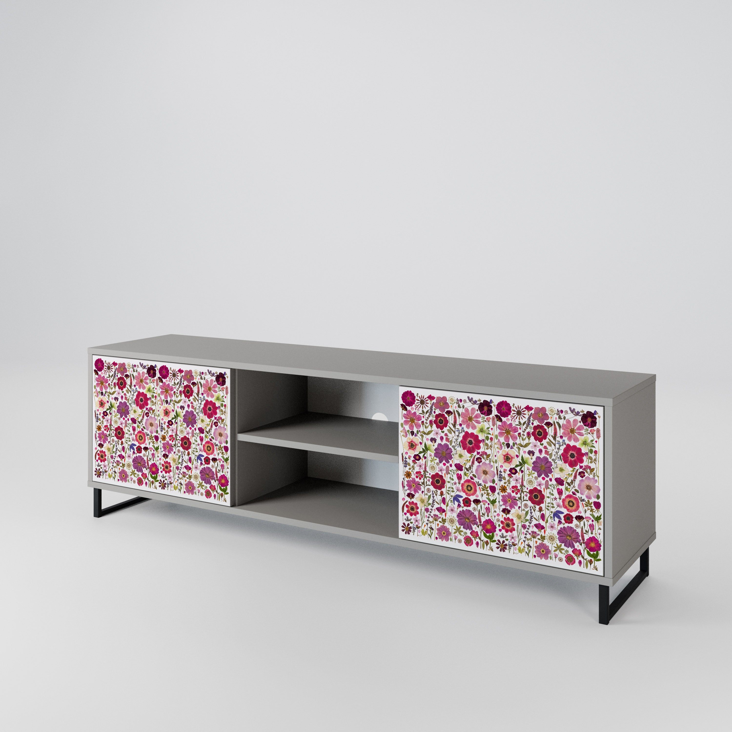 PETAL GARDEN Mueble de TV de 2 Puertas